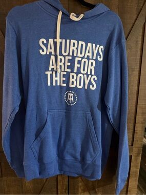 J America size large Hoodie “Saturdays are for the boys” barstool